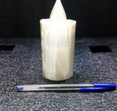 Lampara/vela Sencilla / Simple Lamp/candlelight 3D Printer Model