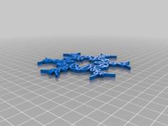 Mum And Dad Snowflakes 3D Printer Model