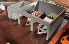 1/64 Scale Garage 3D Printer Model