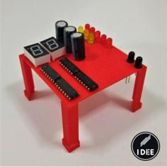 Stackable Rack For Electrical Components 3D Printer Model