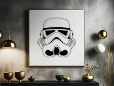 Stormtrooper Wall Decor 3D Printer Model