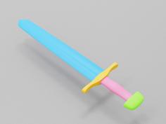 Toy Sword 3D Printer Model