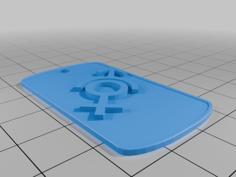 Multiple LGBTQIA Related Identity Dog Tags 3D Printer Model