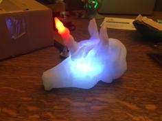 Unicorn Night Light 3D Printer Model