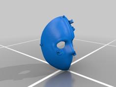 Hockeymask With Caps 3D Printer Model