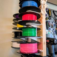 Horizontal Spool Mount (customizable) 3D Printer Model