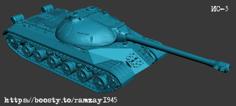 IS-3 Soviet Heavy Tank 3D Printer Model