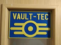 Fallout Vault Tech Logo 3D Printer Model