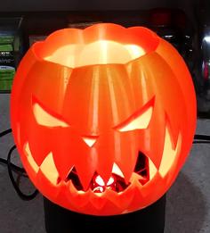 Flaming Pumpkin 3D Printer Model