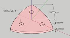 Guitar Picks With The Number Three 3D Printer Model