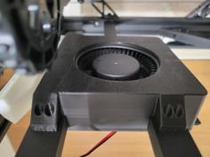 Ender 5 Auxiliary Fan Duct 12032 3D Printer Model