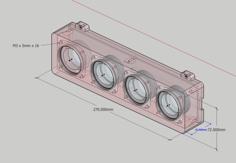 Slim-speaker-1×4-02 3D Printer Model