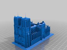 Notre Dame More Like Notre Flame 3D Printer Model