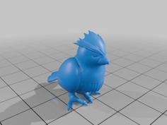 Pokemon Pidgey #16 – Optimized For 3D Printing 3D Printer Model