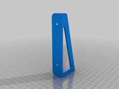 Tablet Wall Mount On Angle 3D Printer Model