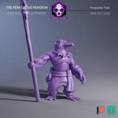 The Perfidious Pengkin – Harpooner Peck (Unsupported) 3D Printer Model