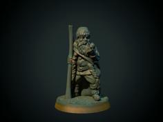 Santa/traveller 28mm (supportless, FDM Friendly) 3D Printer Model