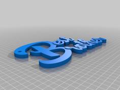 “Best Brother” KeyChain By Techie_Baksh 3D Printer Model