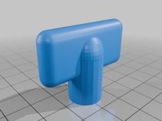 Bathroom Door Lock Fix 3D Printer Model