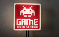 Taito Game Illuminated 3D Printer Model