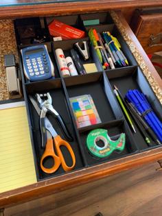 Desk Drawer Organizer (for Giant Desk Drawer) 3D Printer Model