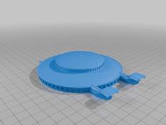 Dalek Saucer (Invasion Earth 2150) 3D Printer Model