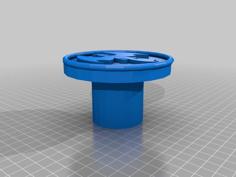 Dragon Emblem Cabinet Knob 3D Printer Model