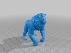 Grimdark Alchemical Lion 3D Printer Model