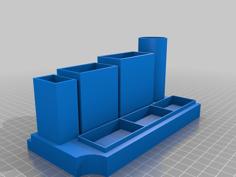 Organizer Tray For Top Of Bambu Lab With AMS 3D Printer Model