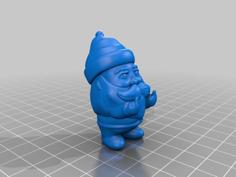 Santa Claus Too Tired (flipping Off Version) 3D Printer Model