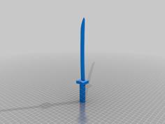 Deadpool Sword 3D Printer Model