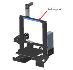 Led Top Support For Ender Series 3D Printer Model