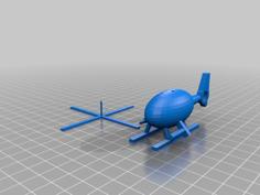 Helicopter Gunship 3D Printer Model