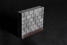 OpenForge 2.0 Wall Construction Kit: Cut-Stone Wall Backs 3D Printer Model