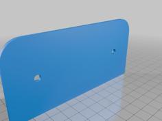 Simple Tray For Glasses Nearby A IKEA Kallax 3D Printer Model