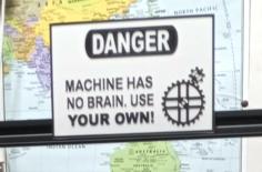 Sign – Machine Has No Brain II 3D Printer Model