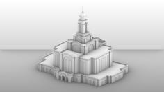 Lone Mountain Las Vegas Temple 3D Printer Model