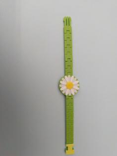 Flower Bracelet 3D Printer Model