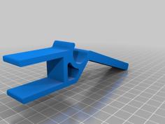 Floating Keyboard Table Mounting Clip/Stand 3D Printer Model