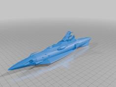 Kelkapia Class High Speed Astro Cruiser 3D Printer Model