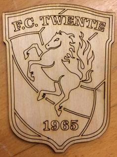 Laser Cut FC Twente Logo