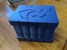 Kansas State University Powercat Secret Box 3D Printer Model