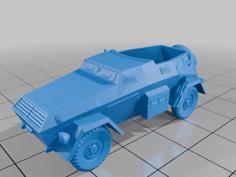 SdKfz 247 Ausf A And B (1/100or 15mm) 3D Printer Model