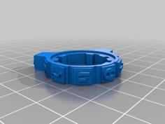 Master Lock Word Wheel Greek 3D Printer Model