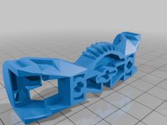 Rahkshi Torso, Gear 7 Tooth With 3 Axle 3D Printer Model