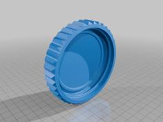 20oz Wide Mouth Mason Jar Lid 3D Printer Model