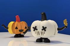 Ghostly Pumpkin 3D Printer Model