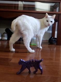 Bobtail Flexi Cat 3D Printer Model