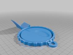 Cat Food Can Lid With Integrated Scooper Scraper 3D Printer Model