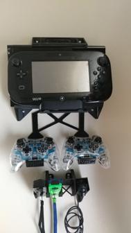 Wii U Wall Mounting System 3D Printer Model